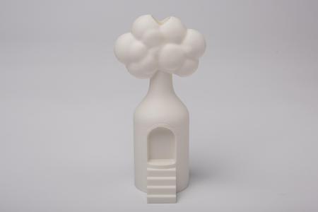 Sky on Vase – Surreal Sculptural Home Decor