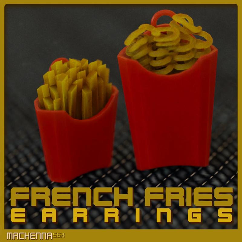 French Fries Earrings