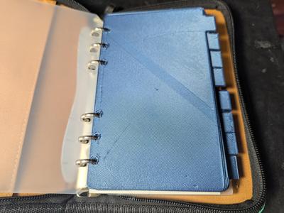 Eight A6 Binder Tabs - 0.5 mm Thick - Scalable Thickness