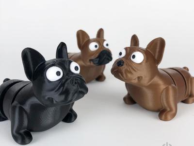 Cute French Bulldog Articulated