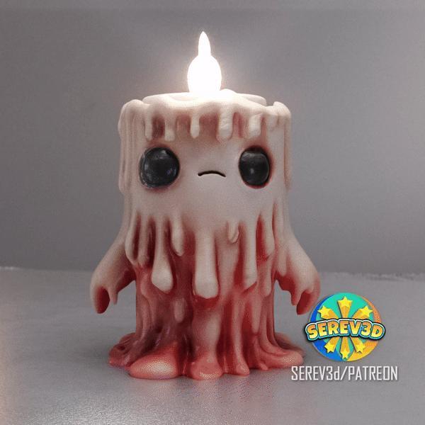 Cute Melted Candle Holder - SEREV3d