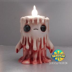 Cute Melted Candle Holder - SEREV3d