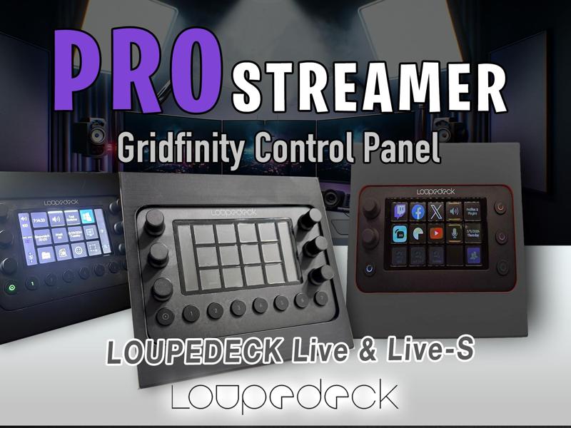 Pro Streamer Loupedeck Live + Live-S Control Panel