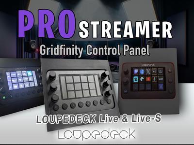 Pro Streamer Loupedeck Live + Live-S Control Panel
