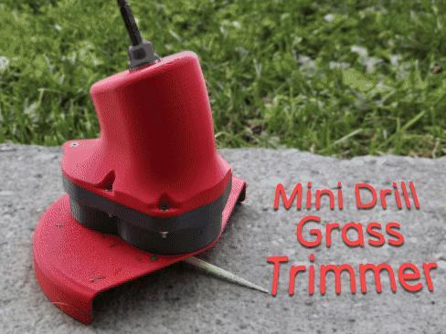 Mini Drill Grass Trimmer