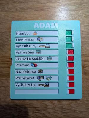 ToDo list organizer with sliders   