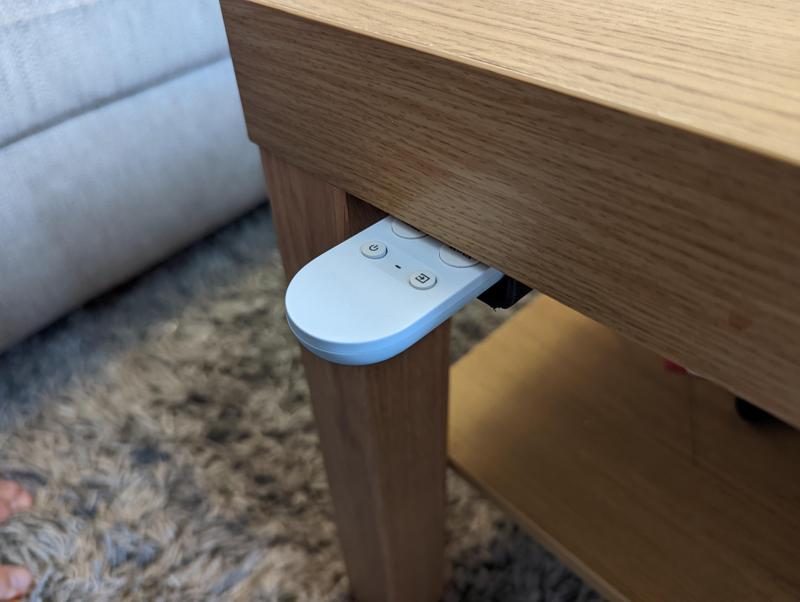 Google Chromecast TV Remote Push-Click mount