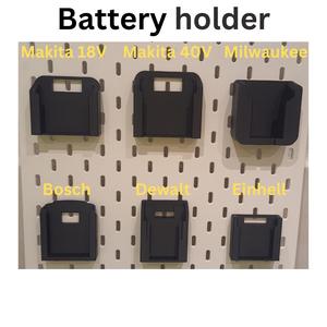 Ikea Skadis Battery Holder 