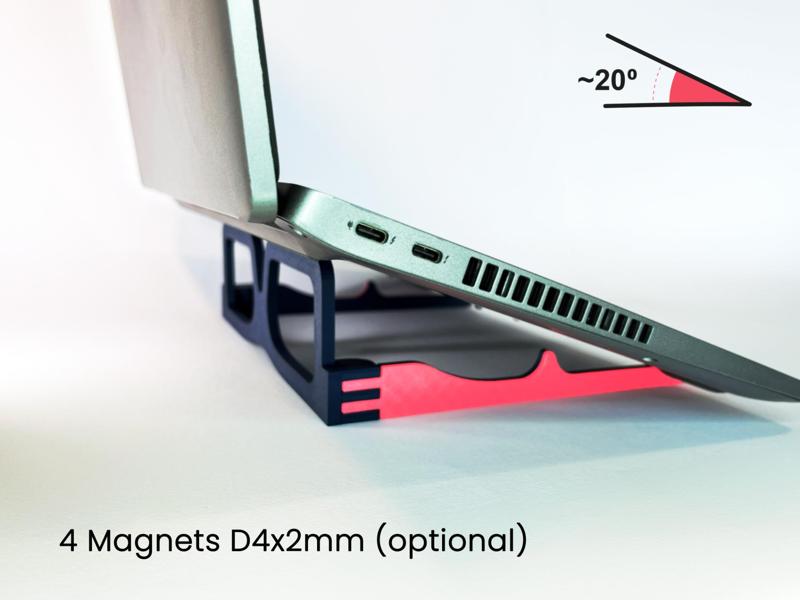 Foldable Laptop Stand (+Magnet Version)