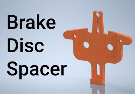Brake disk spacer