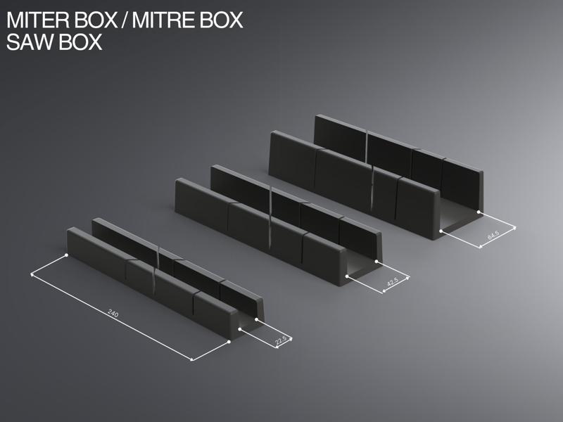 Miter / Mitre / Saw Box - 3 Sizes