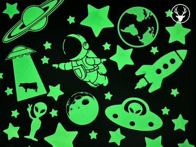 Glow in the Dark - Space Decor Pack