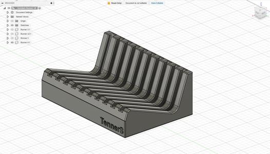 Gundam Runner Holder/Organiser