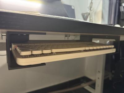 Under Desk Thick Keyboard Hanger