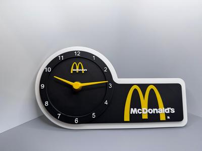 McDonald's Table Clock / Clock Kit 011