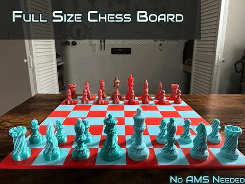 Full Size Chess Board | Easy to Assemble | No AMS