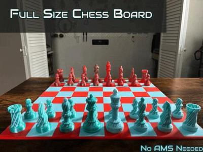 Full Size Chess Board | Easy to Assemble | No AMS