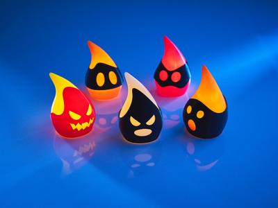 Cute Flame Devil Lights