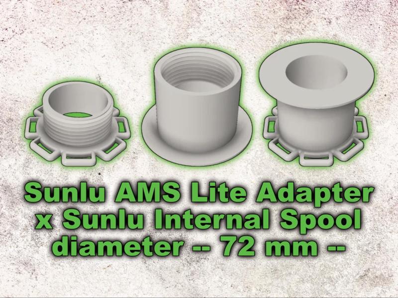 Sunlu AMS Lite Adapter Old Spool Diameter 72 mm