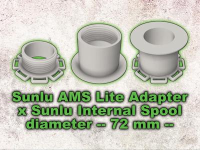 Sunlu AMS Lite Adapter Old Spool Diameter 72 mm