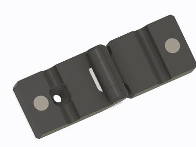 Print in place magnet locking cable organizer