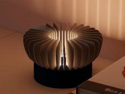 Modern Light. Stylish Bedside and Desktop Lamp