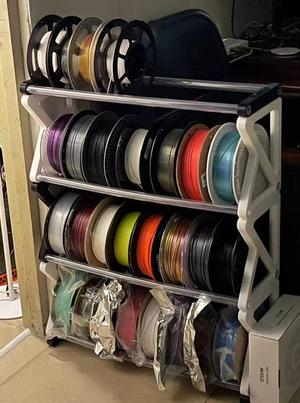 Filament Spool Holder, Filament Rack, Stackable