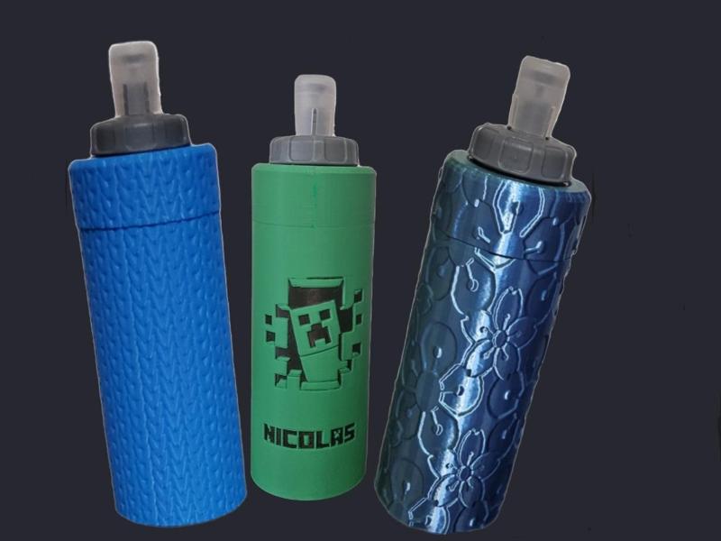 water bladder bottle customisable ,minecraft 