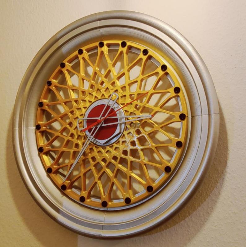 Classic Race Rim Wallclock