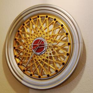 Classic Race Rim Wallclock