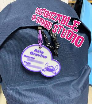 Customizable name tags round version