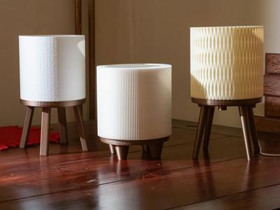 3x3 lamps with mutually compatible parts
