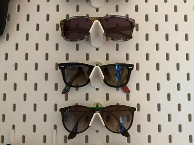 Glasses and sunglasses holder for Ikea Skadis 