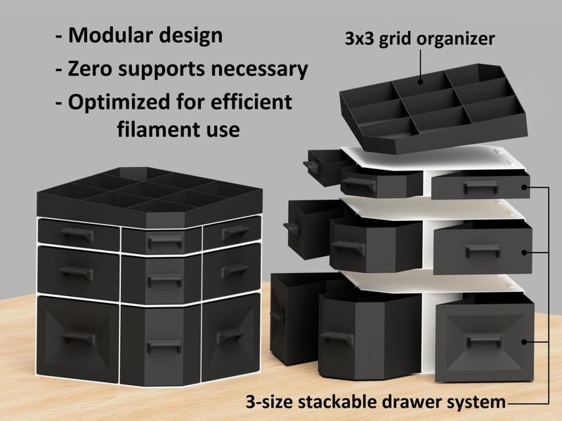 Modular Corner Organizer