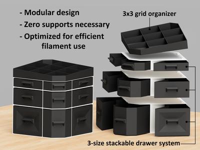 Modular Corner Organizer