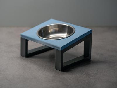 Raised pet bowl holder - single 100/120/150 mm