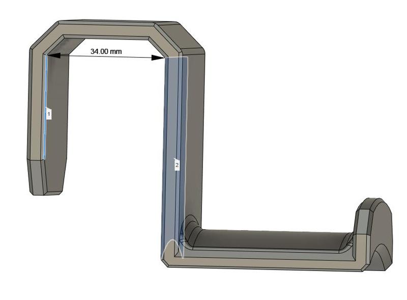 Headphone holder mounted on cubicle divider