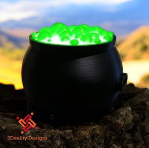 Cauldron Halloween light