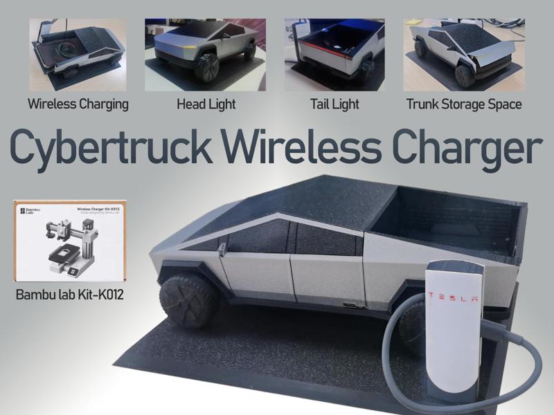 Cybertruck wireless charger