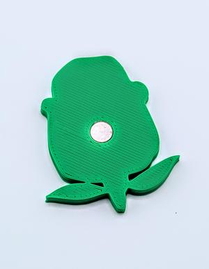 Flat Rose Magnet