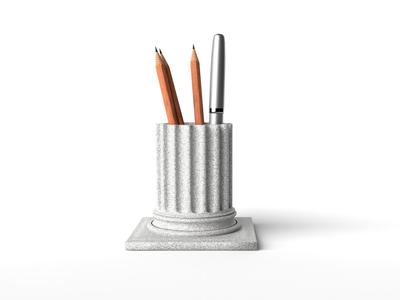 Greek Column Pen Holder