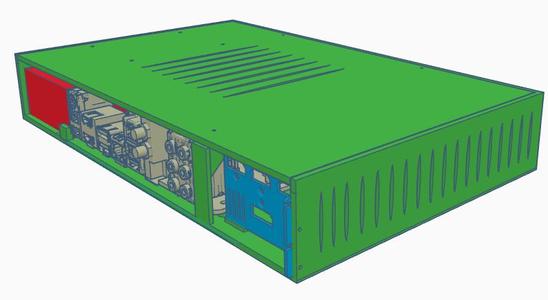 3.15 liter mITX Gaming Computer Case