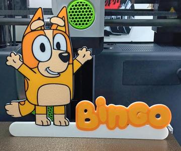bingo from bluey (door)stand