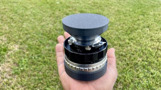 Mamiya Press Super 23 100mm f2.8 front and rear cap