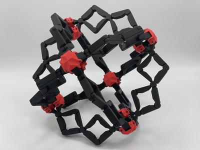 Hoberman Sphere (Partly Print-in-Place)