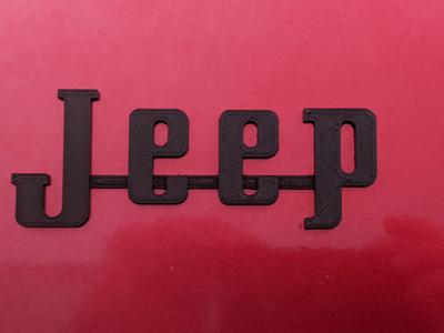 Classic Retro Jeep Emblem Badge