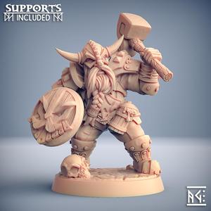 Dwarven Defender - B (Male) Modular