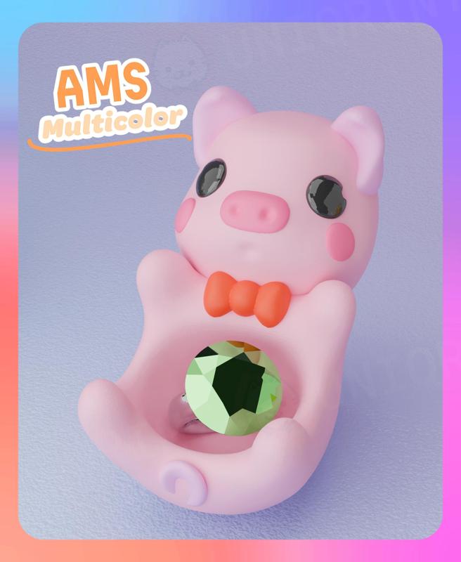 Piggy Ring Holder (Multicolor)