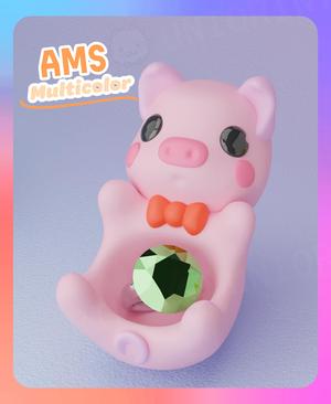 Piggy Ring Holder (Multicolor)