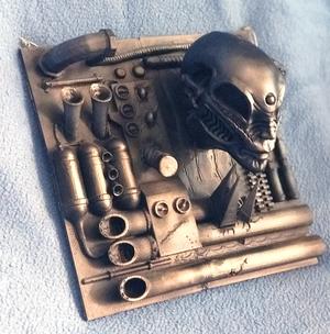 Giger style panno